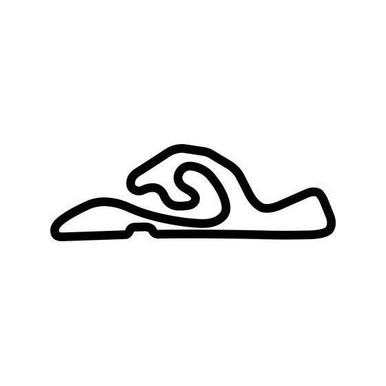 Apex Motor Club Circuit Race Track Outline Vinyl Decal Sticker – Decals Hut