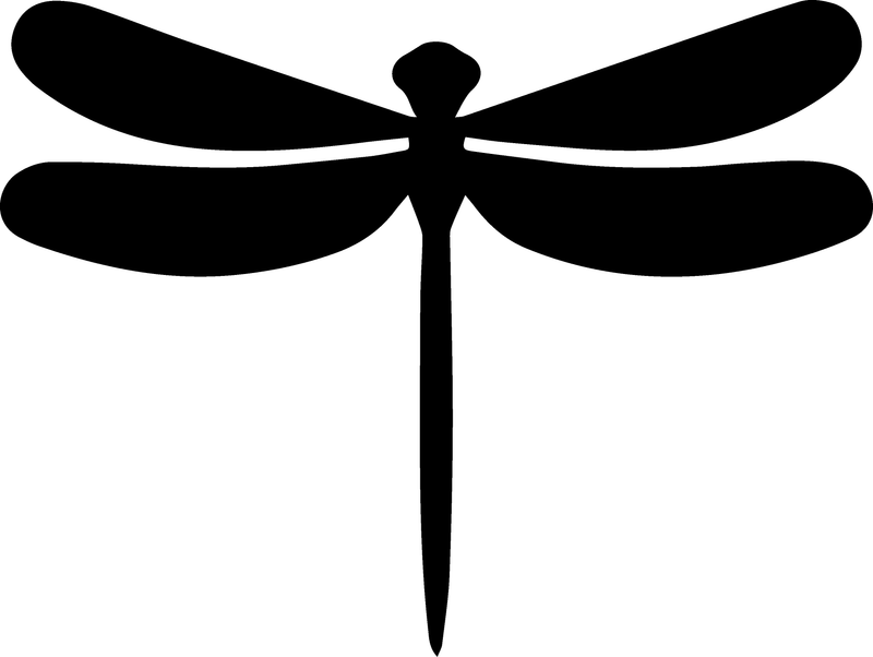 Basic Dragonfly Bug Insect Summer Spring Nature Vinyl Decal Sticker Style 2