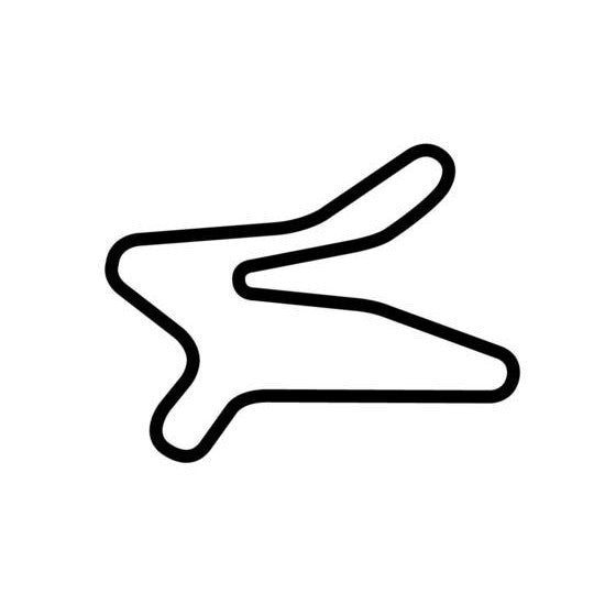 Bryar Motorsport Park Circuit Race Track Outline Vinyl Decal Sticker ...