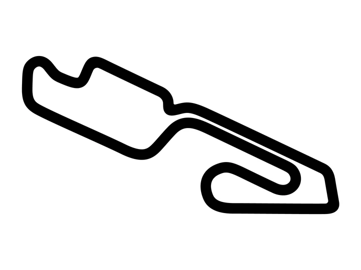 Castrol Raceway Circuit Edmonton Alberta Canada Race Track Outline Vinyl Decal Sticker