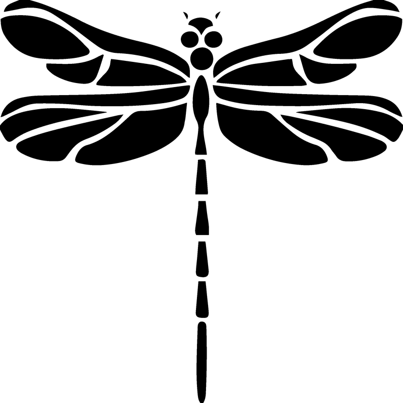 Detailed Dragonfly Bug Insect Summer Spring Nature Vinyl Decal Sticker Style 11