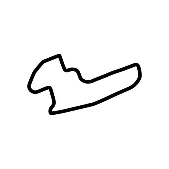 Exhibition Place Circuit Race Track Outline Vinyl Decal Sticker ...