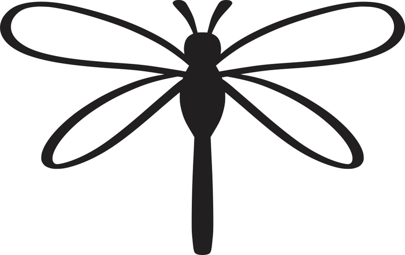Simple Dragonfly Insect Summer Vinyl Decal Sticker