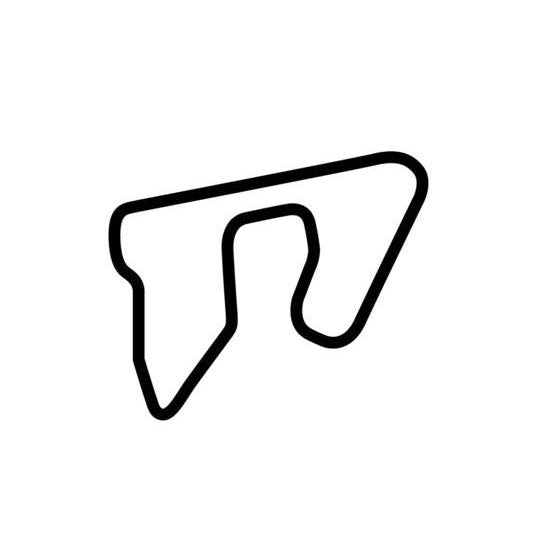 Las Vegas Motor Speedway Exotics Racing Circuit Race Track Outline Vinyl Decal Sticker