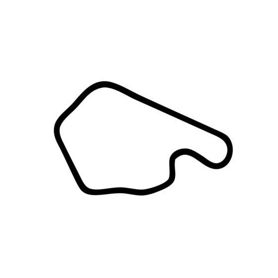 Lime Rock Park Circuit Race Track Outline Vinyl Decal Sticker