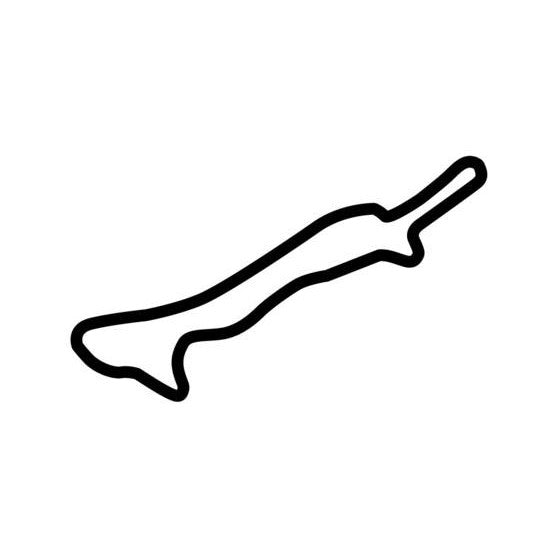 Maze Sea Circuit Race Track Outline Vinyl Decal Sticker – Decals Hut