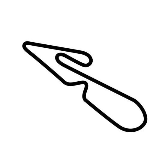 Mission Raceway Park Long Circuit Race Track Outline Vinyl Decal Stick ...