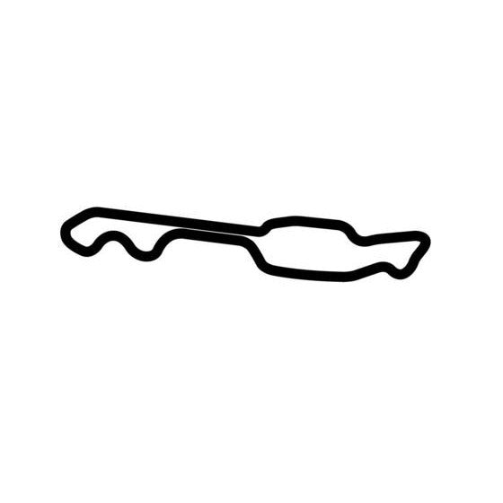 No Problem Raceway Park Circuit Race Track Outline Vinyl Decal Sticker ...