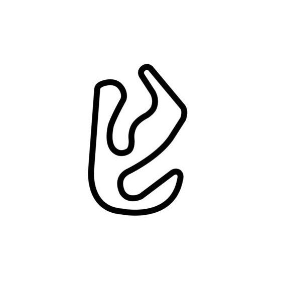 Spring Mountain Motorsports Ranch 15 Circuit Race Track Outline Vinyl ...