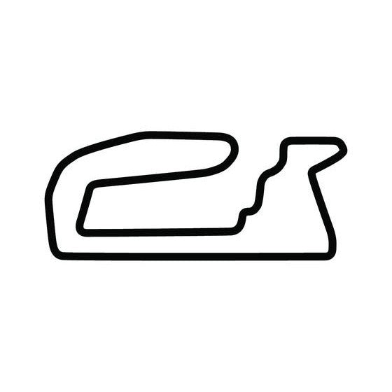 Spring Mountain Motorsports Ranch 21 Circuit Race Track Outline Vinyl ...