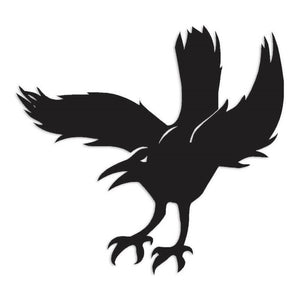 Angry Crow Raven Bird Decal Sticker
