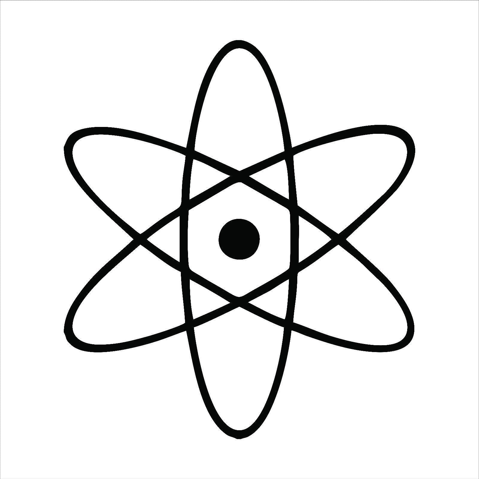 Atom Symbol Science Vinyl Decal Sticker