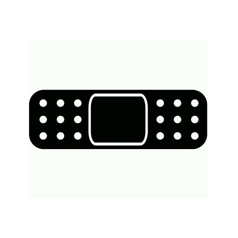 Bandage Band Aid Sticker Decal Vinyl Black
