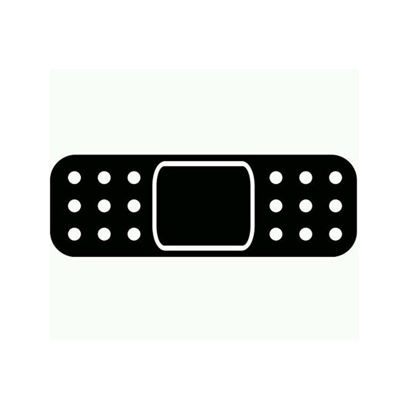 Bandage Band Aid Sticker Decal Vinyl Black