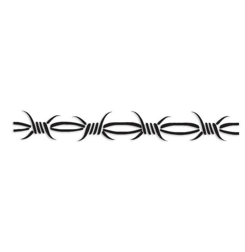 Barbed Wire Barb Tribal Decal Sticker