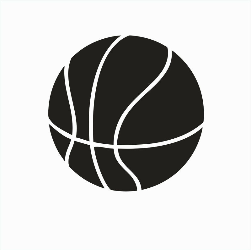 Basketball Ball Sports Team Vinyl Die Cut Car Decal Sticker