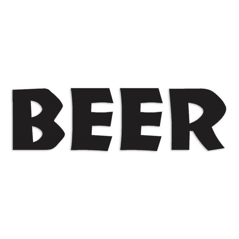 Beer Decal Sticker