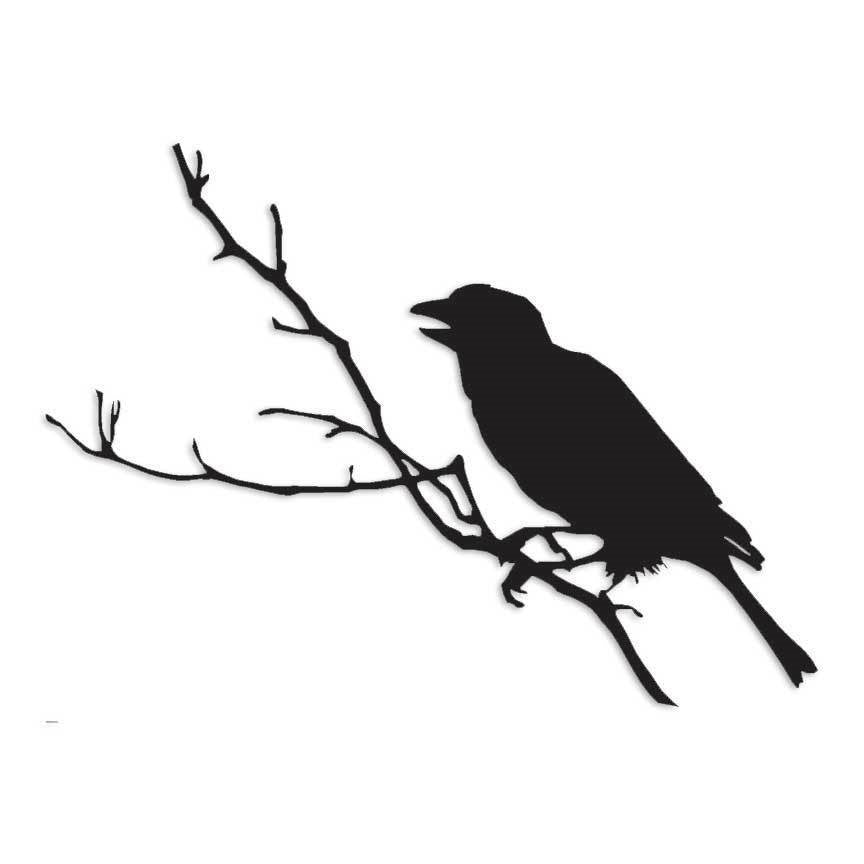 Bird Perched Decal Sticker