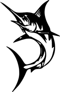 Blue Marlin vinyl decal sticker