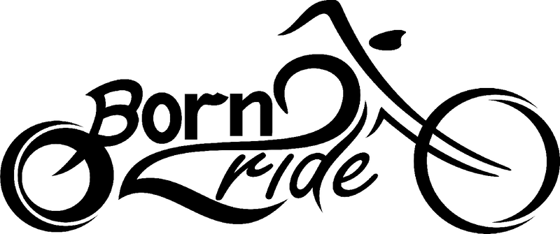 Born 2 Ride Text Chopper Motorcycle Motorbike Outdoor Biking Vinyl Decal Sticker