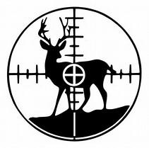 Buck hunting vinyl decal sticker