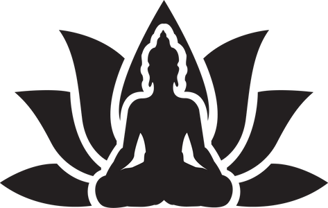 Buddha Buddhist Yoga Lotus Flower Background Vinyl Decal Sticker