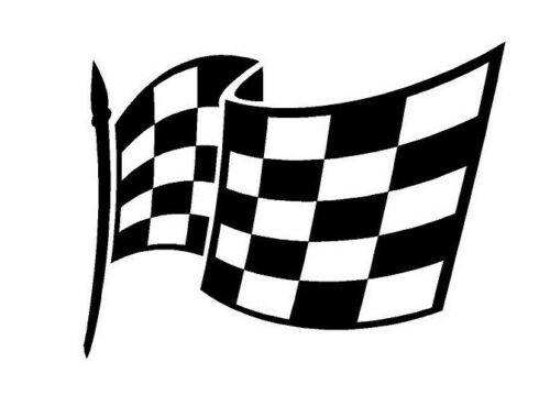 Checkered Flag Decal Vinyl Graphic Car Truck Suv Van Semi Cross Over Blaze 2