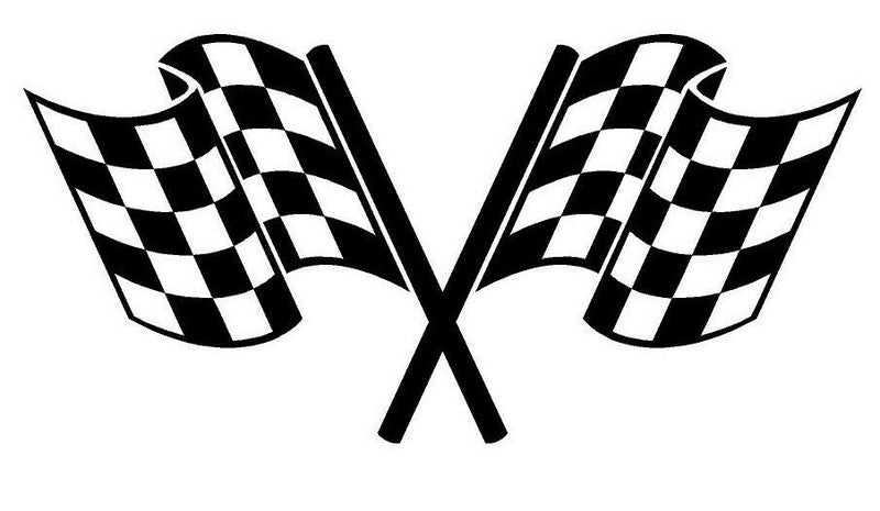 Checkered Flag Decal Vinyl Graphic Car Truck Suv Van Semi Cross Over Blaze