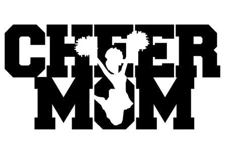 CHEER MOM Jumper Vinyl Decal Window Sticker