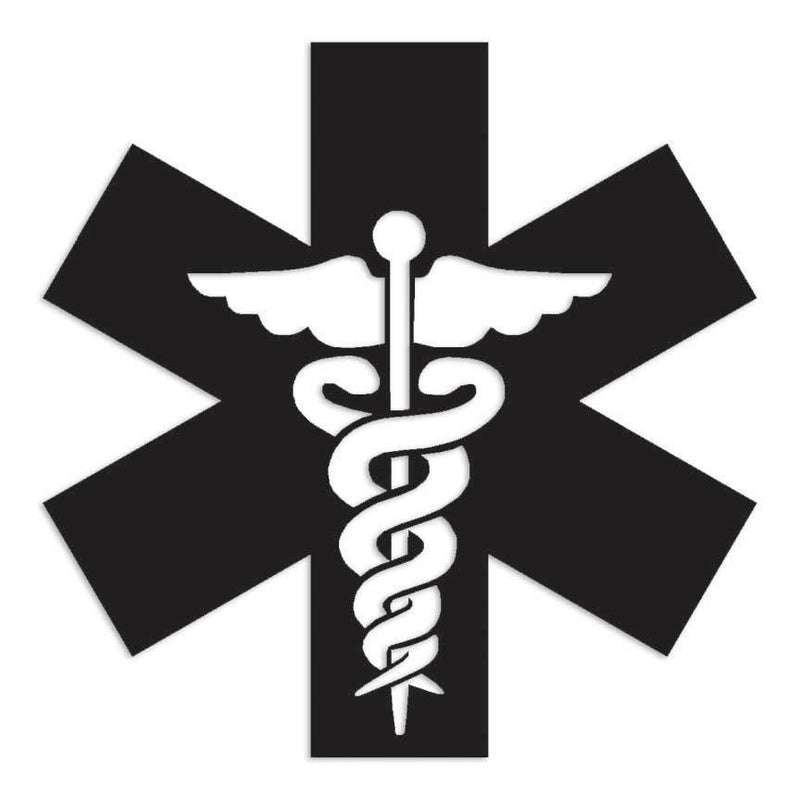 Caduceus Medical Symbol Decal Sticker