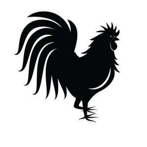 Cock Rooster Silhouette Vinyl Decal Sticker