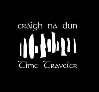 Craig Na Dun Time Traveler decal Scottish decal Outlander decal Celtic decal Gaelic decal custom vinyl decal sticker