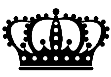 Crown Decal Cartoon Vinyl Sticker Laptop Car Window