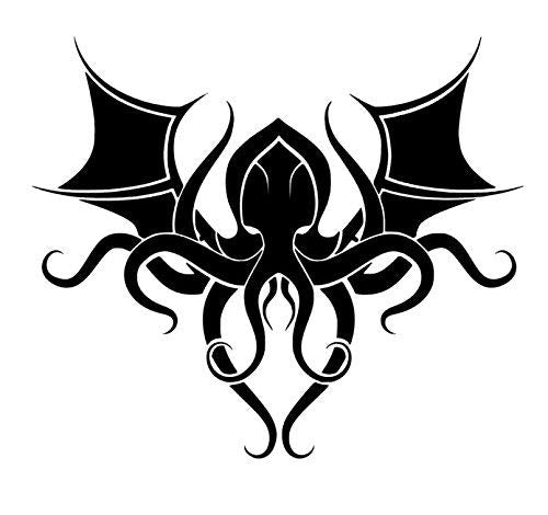 Cthulhu sticker  Cthulhu decal  ancient one decal  winged cthulu vinyl decal