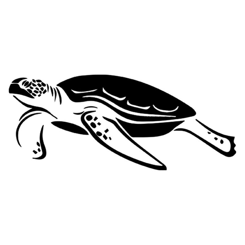 Cute Sea Turtle Marine Animal Wall Sticker Car Window Door Laptop Truck Decal