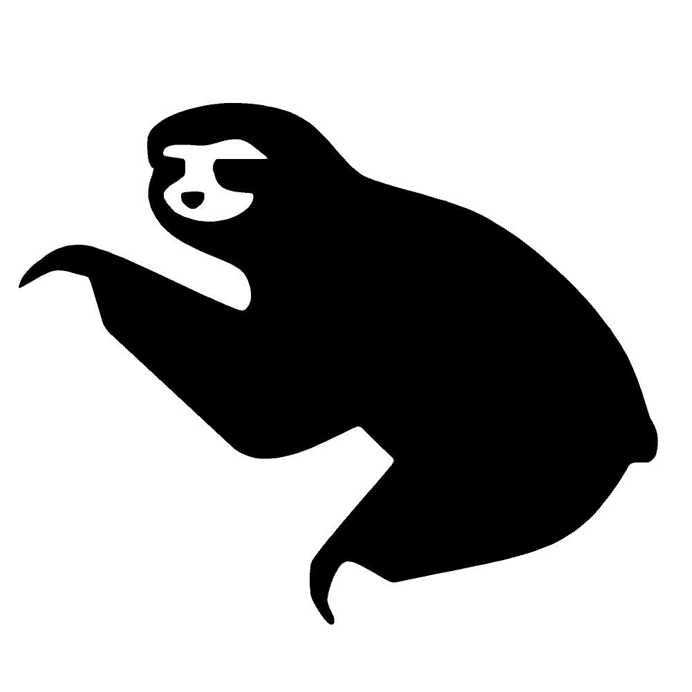 Window Sticker Sloth Cute Sloth Animal Vinyl Decal Window Sticker – Decals Hut