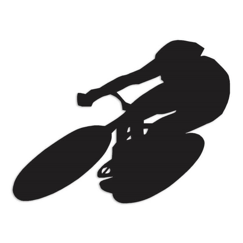 Cyclist Bike Biker Decal Sticker