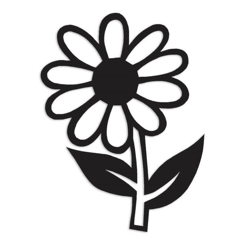 Daisy Dandelion Flower Decal Sticker