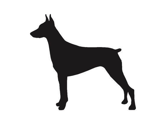 Doberman Pincher Dog Decal