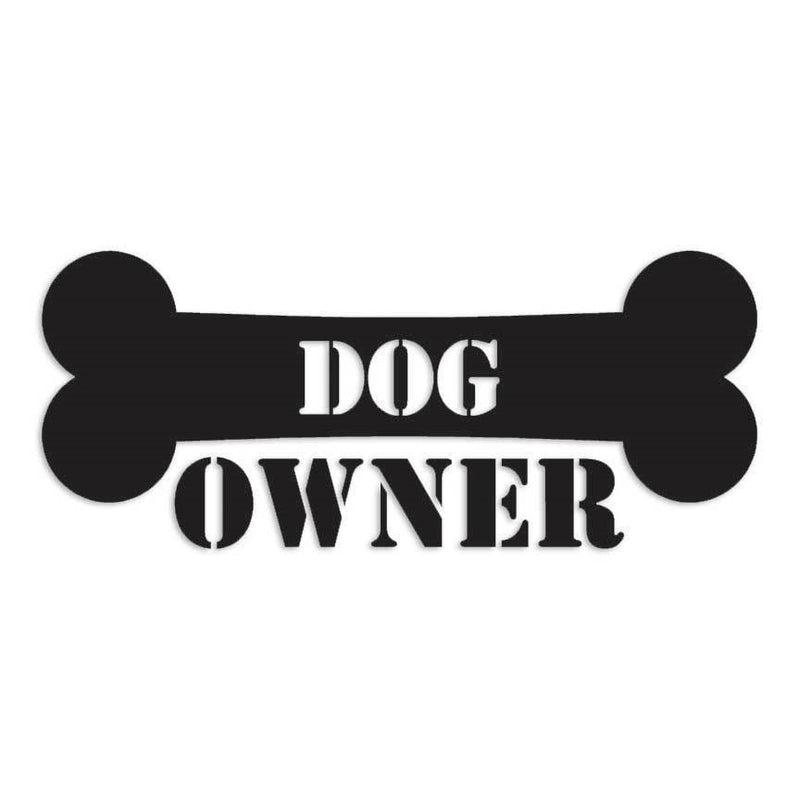 Dog Owner Bone Decal Sticker