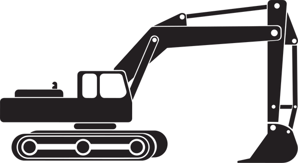 Excavator Heavy Machine Digging Decal Sticker – Decals Hut