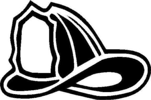 Firefighter Helmet vinyl decal sticker volunteer ems fireman