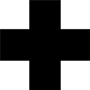 First Aid Symbol vinyl decal sticker emergency supplies kit box trauma station
