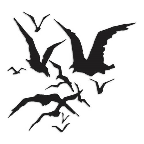 Flock of Seagulls Birds Decal Sticker