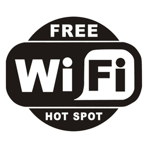 Free Wifi Hot Spot Car Window Sticker Business Restaurant Cafe Vinyl Decal