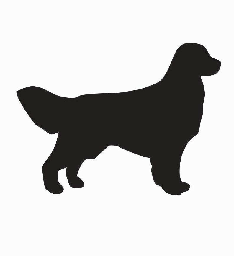 Golden Retriever Dog Vinyl Die Cut Car Decal Sticker