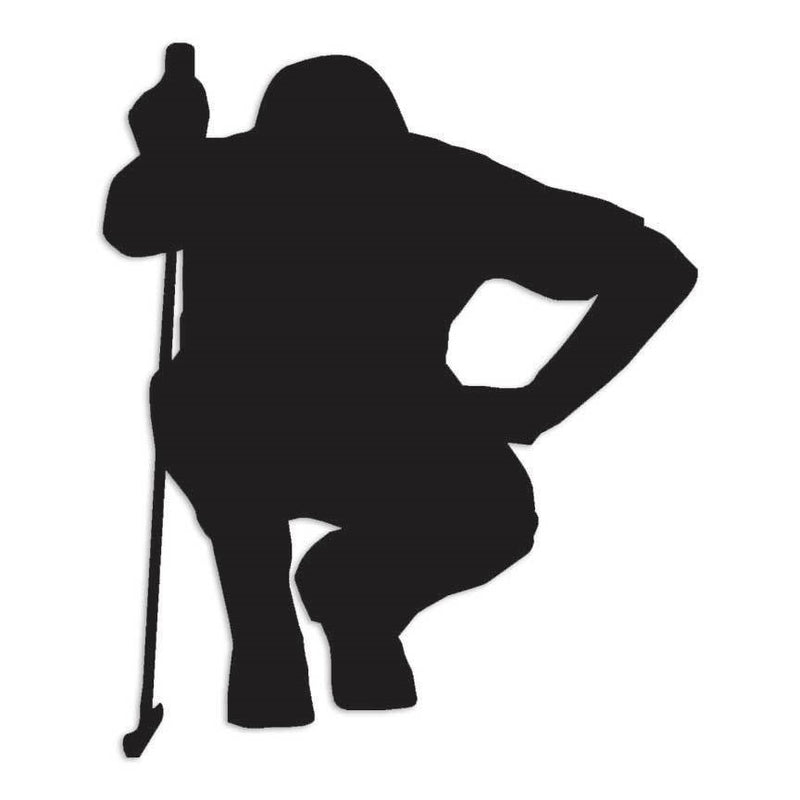 Golfer Putt Golfing Decal Sticker