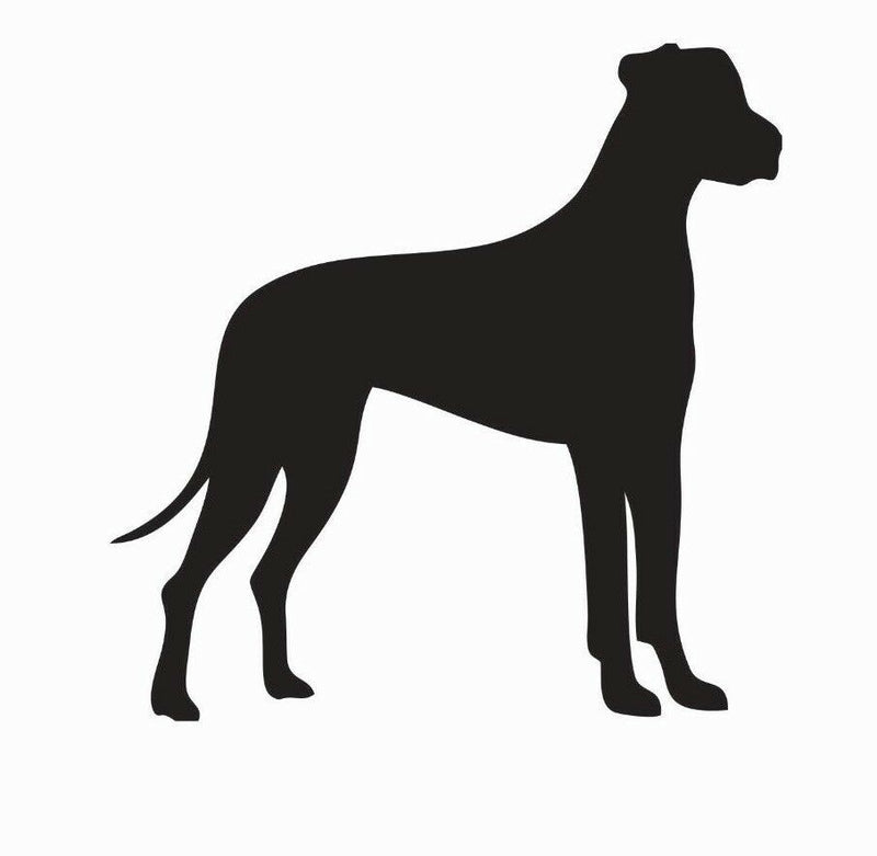 Great Dane Dog Vinyl Die Cut Car Decal Sticker
