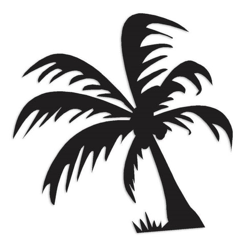 Hawaiian Palm Tree Decal Sticker