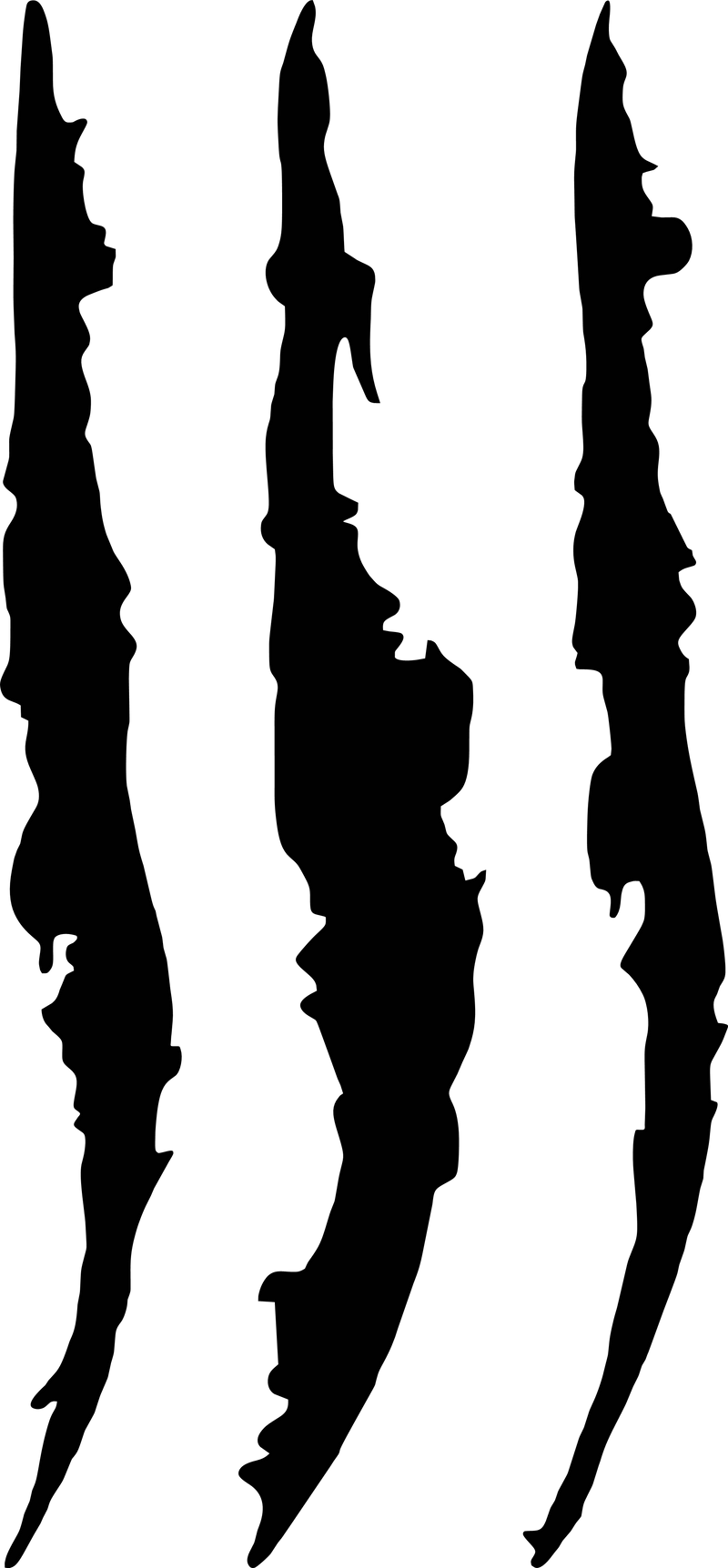 Headlight Claw Scar Scratch Mark Stripe Slash Rally Eye Decal Sticker